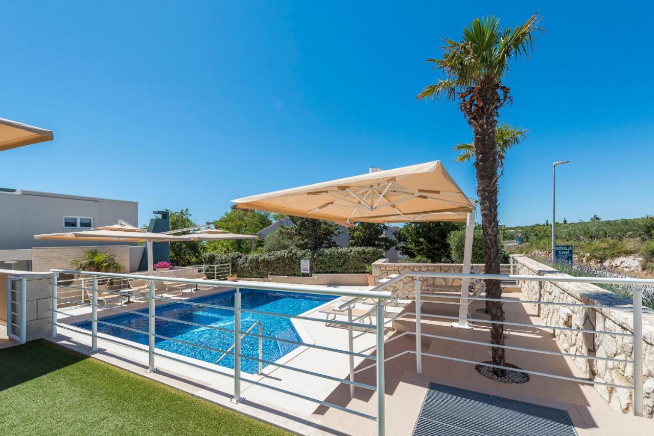 Pool Terrace Sea View Sarkic Lägenhet Novalja Exteriör bild