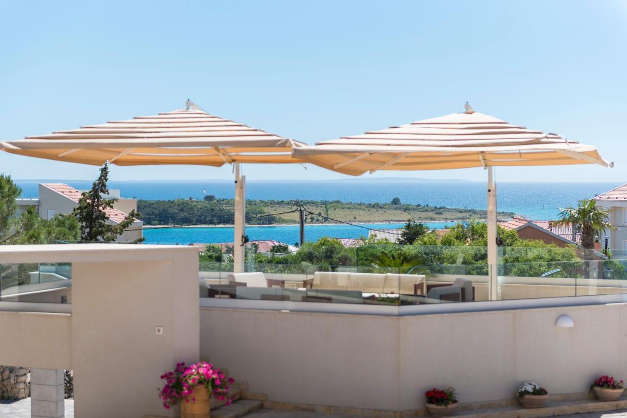 Pool Terrace Sea View Sarkic Lägenhet Novalja Exteriör bild